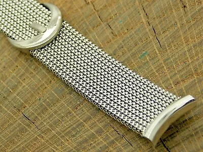 Vintage NOS Unused USA Evinger Watch Band Stainless Mesh Expansion 19mm 3/4  • $48.60
