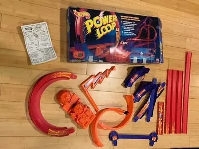 Vintage 1994 Hot Wheels Power Loop Single Lane Motorized Race Track W Box • $64.01