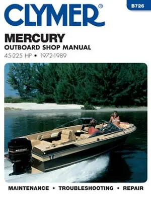 Mercury Inline V-6 45 Outboard 45-225 HP (1972-1989) Service Repair Manual Onlin • $49.95