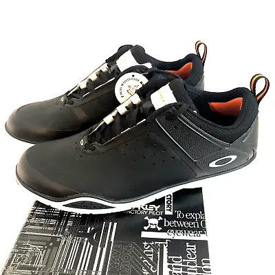 NEW RARE OAKLEY TORQUE GOLF SHOES Men's Size 10.5 Black W/ Soft Spikes Red Code • $359.99