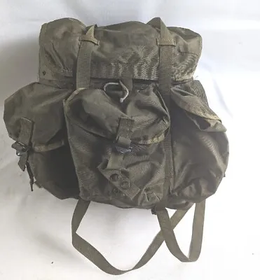 Vintage Fastex  Military Backpack Olive Nylon Tactical Rucksack US Medium Alice • $105.99