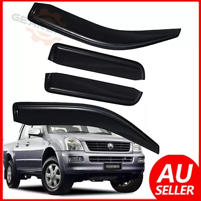 Luxury Weather Shields Weathershields For Holden Rodeo 2003-2008 Sun Visors • $44.29