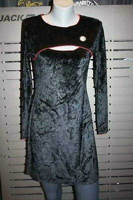 Sistazwear By Homeboy Ladies Velvet Gown Kleptomania New Black Vintage 90er • $67