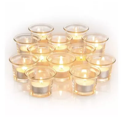 Votive Glass Candle Holders 12 In Pack • £6.99