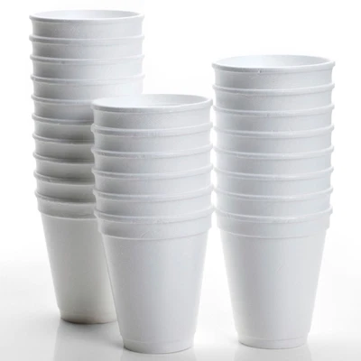 £12.04 • Buy 200 X Disposable Foam Cups Polystyrene Coffee Tea Cups For Hot Drinks 7-10oz