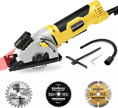 4.8A Mini Electric Circular Saw Corded With Laser GuideCompact Hand Saw4000RPM • $59.99