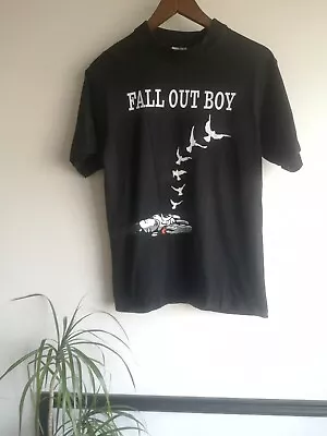 Vtg Fall Out Boy Tshirt Black Adults Medium • £20