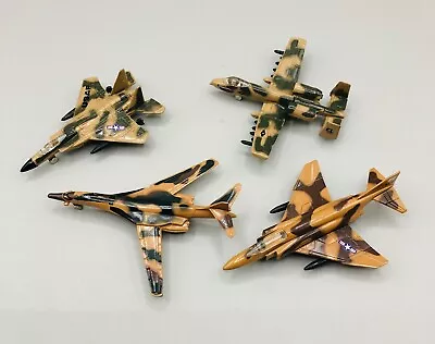 4 Diecast  Toy Planes Jets F-15 Eagle EL AF 175 Phantom F-4C And B F-1 Bomber • $18.99