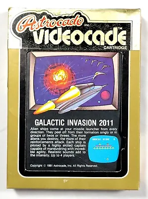 $17.99 • Buy Galactic Invasion For Astrocade - Cartridge/Box/Manual