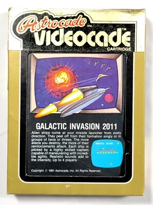 $17.99 • Buy Galactic Invasion For Astrocade - Cartridge/Box/Manual
