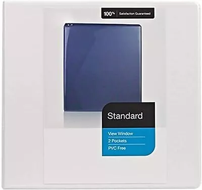 MyOfficeInnovations Standard 5-Inch D 3-Ring View Binder White (26360-CC) 976179 • $13.08