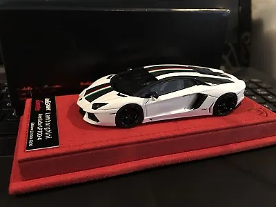 1/43 LookSmart Calsito Lamborghini Aventador LP 700-4 White/Carb #02/30 N BBR MR • $199