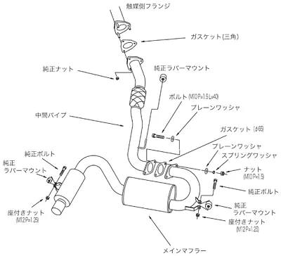 HKS Hi-Power 409 EXHAUST For TOYOTA MR2 SW20 3S-GTE 31006-AT008 • $1342.98