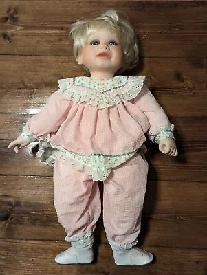 **GORGEOUS BLUE EYES BLONDE HAIR** Virginia Turner Vinyl Doll Dawn Y2K Vintage • $69