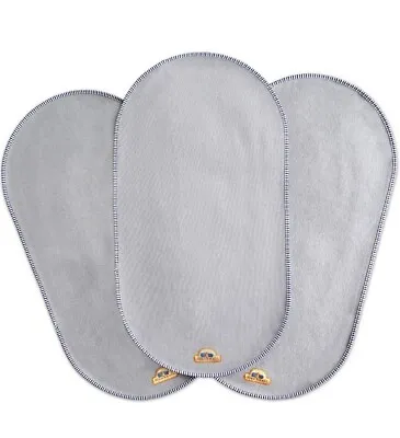 BlueSnail Waterproof Changing Pad Liners 3 Count (14 X26.5  Gray) Bassinet Pad  • $15