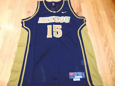 Nwot Vintage Team Nike Elite Ncaa Missouri Tigers #15 Jersey Size L • $59.99