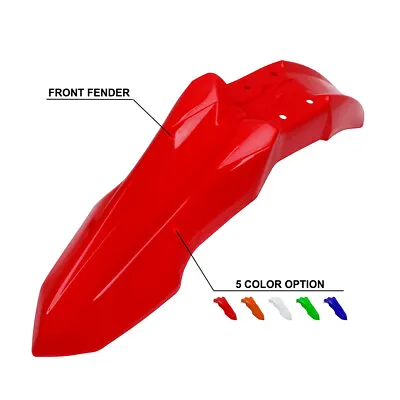 Motorcycle Front Fender Universal For RF250R 250X CRF450L CR125R CR250R CRF450R • $22.99