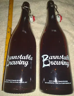 $8.99 • Buy For Home Brewing Or Collectible Barnstable Brewing Empty Pint Swing Top Bottles