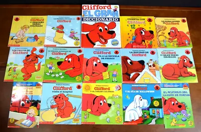 Lot 15 Clifford The Big Red Dog Spanish/Español Books By Norman Bridwell • $49.99