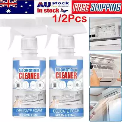 1/2Pcs 60ml Air Conditioner Foaming Cleaner Household Air Foam Cleaning Spray WH • $10.96