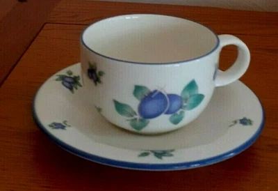 £2 • Buy Doulton Everyday Blueberry Cup & Saucer