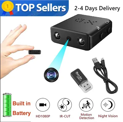 1080P Wireless Mini Camera HD PIR Motion Detection DVR Home Security Cam Battery • $16.99