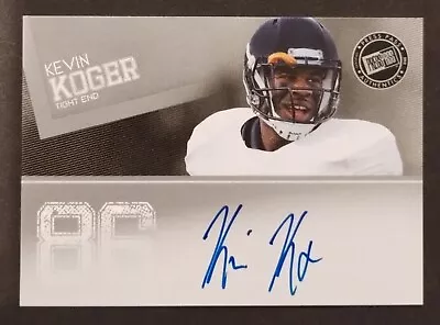 2012 Press Pass Signings Silver Auto #PPS-KK Kevin Kroger • $3