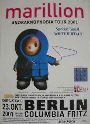 Marillion Concert Tour Poster 2001 Anoraknophobia • $29.95