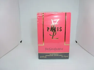 £59.89 • Buy Yves Saint Laurent PARIS 75ml Eau De Toilette Spray - Sealed/Box Slightly Dented