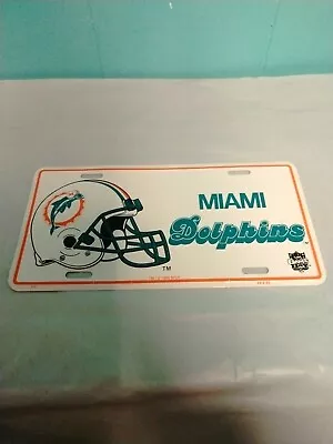 Vintage 1996 NFL Miami Dolphins Game Day License Plate! • $16.95