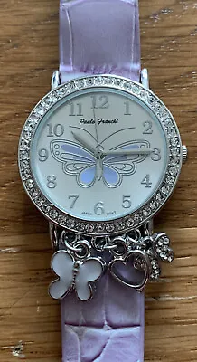 Ladies Le Chat Butterfly Watch Purple • £9.99