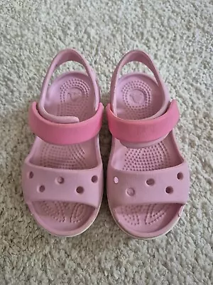 Crocs Baby Girl Sandal C7 • £5