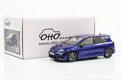 1:18 Volkswagen Golf (VIII) 8 R MK8 Lapis Blue Metallic 2021 OTTOmobile OT413 • $106.35