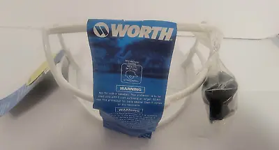 Worth High Visibility Softball Helmet Face Guard SBWG2 WHITE NEW WITH TAGS • $13.99