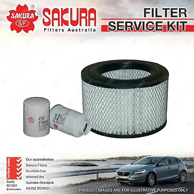 Sakura Oil Air Fuel Filter Service Kit For Kia Pregio 3VRS Van 2.7L D 02-04 • $66.95