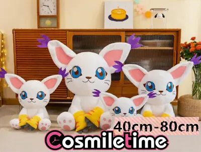 Giant Digimon Digital Monster Tailmon Plush Doll Stuffed Toy Pillow Xmas Gift • $69.98