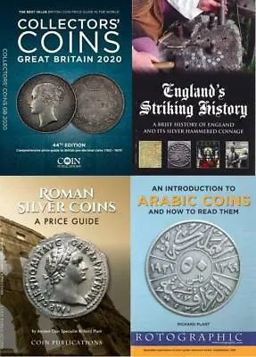 Coin & Medals Selection Of Books Decimal Pre-decimal Roman British Arabic 2020 • £9.36