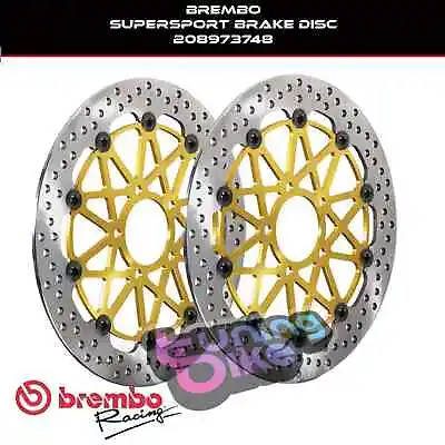 Brembo Coppia Dischi Freno Supersport For Yamaha Yzf-r1/r1m 15-21 • $529.61
