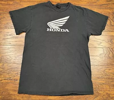 Vintage Honda Wing T Shirt Small/medium Black H6 • $14.95