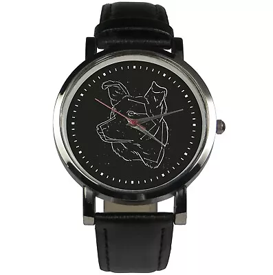 German Shepherd Constellation Wristwatch Design. Unique Astronomy Animal Theme • £21