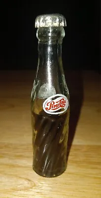 Miniature Pepsi Cola Bottle 3  Mini Glass Bottle • $9