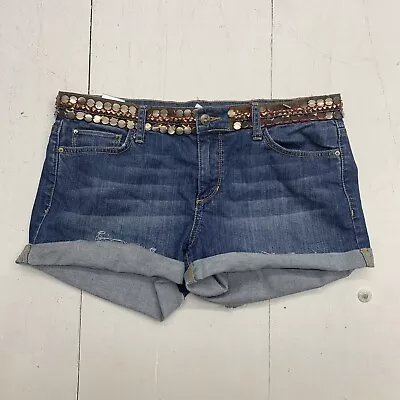 Else Womens Blue Denim Cutoff Shorts Size 30 • $20