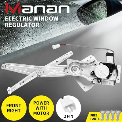 $59.99 • Buy Manan Electric Window Regulator Holden Front Right RH Commodore VT VX VU VY VZ