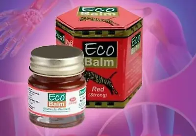 Tiger Eco Balm Quick Pain Relief Herbal Balm 10g  Strong Red • $6.87