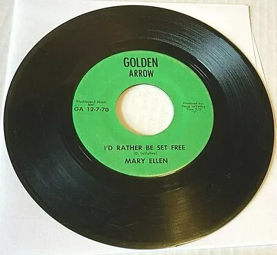 Mary Ellen - I'd Rather.../Y'all Come 45 Golden Arrow New England Country HEAR • $9.99