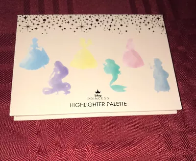 DISNEY PRINCESS HIGHLIGHTER PALETTE With Mirror NEW SNOW WHITE CINDERELLA ARIEL • $39.99