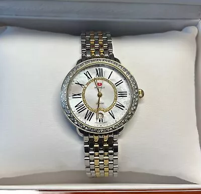 Michele Serein Two-Tone Diamond Dial Watch • $1500