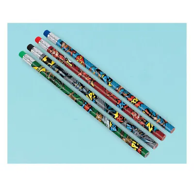 $7.49 • Buy Justice League Party Supplies Heroes Unite Pencils Loot Party Favours 8 Pack Boy