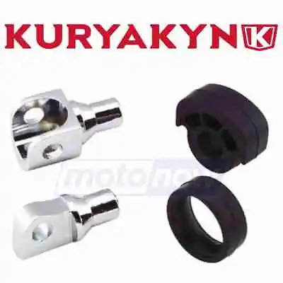 Kuryakyn ISO-Peg Replacement Rubber Pads For 1998-2008 Yamaha XVS650 V Star Od • $28.74