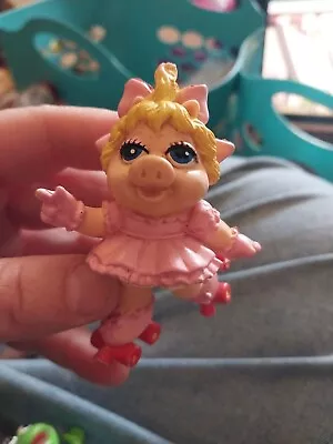 Miss Piggy On Roller Skates Muppet Babies McDonalds Happy Meal Toy 1986 Vintage • $2.99